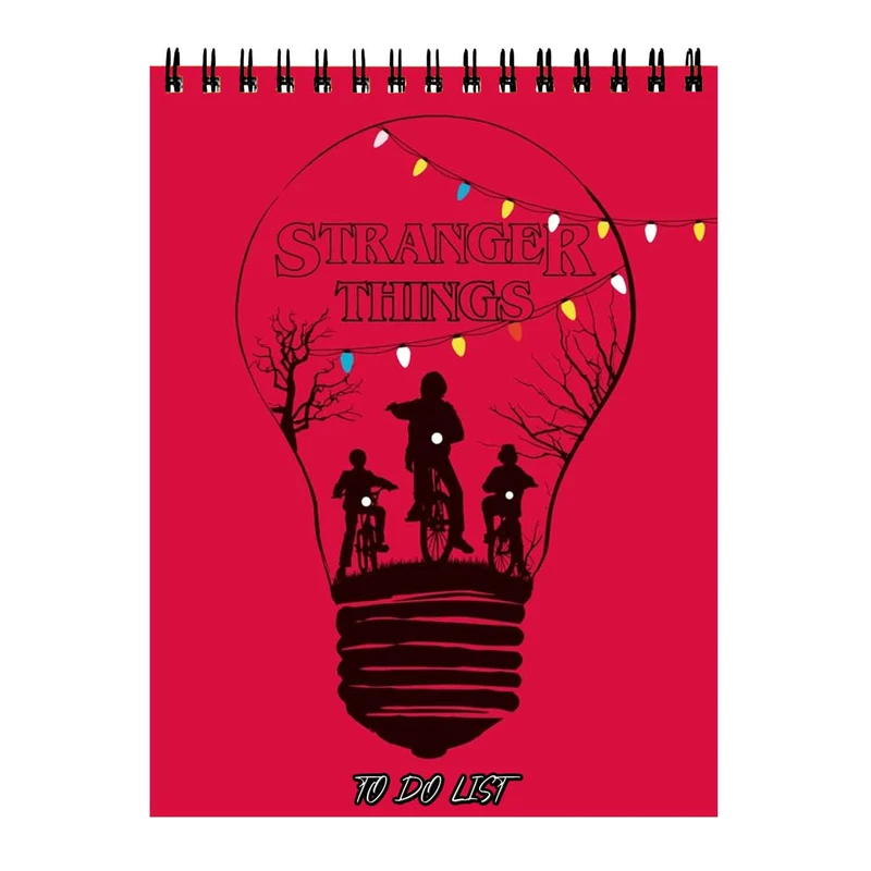 دفتر برنامه ریزی 50 برگ طرح استرنجر تینگز کد 388