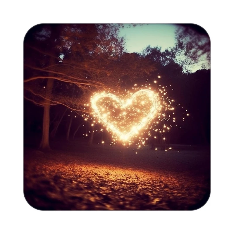 زیر لیوانی کاکتی مدل عاشقانه کد mp13645