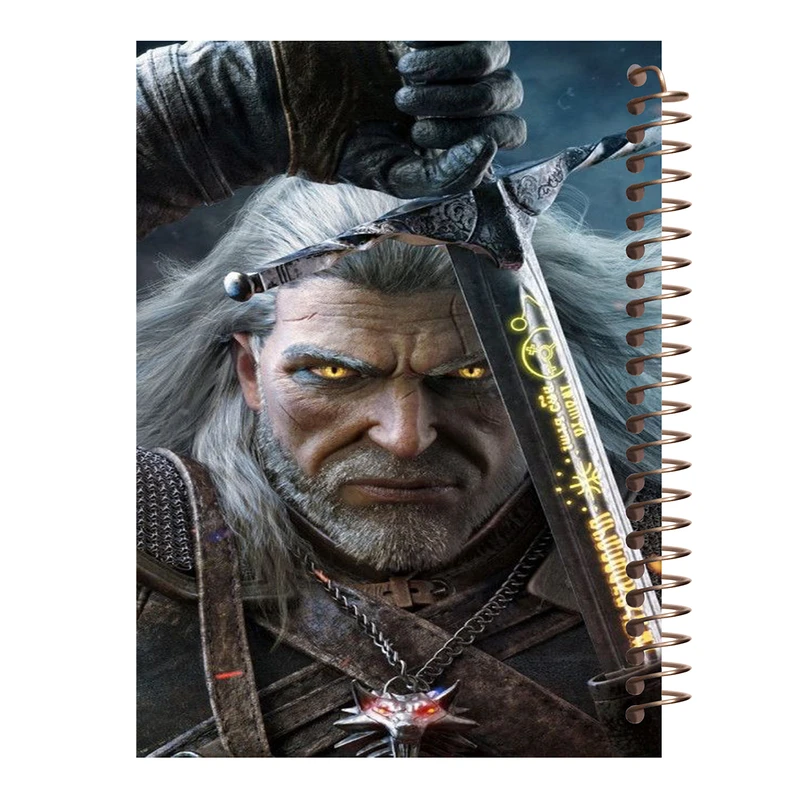 دفتر نقاشی 60 برگ طرح بازی ویچر کد A293