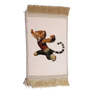 فرش ماشینی دیوارکوب مدل پاندا کونگ فو کار کد 74