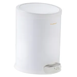 سطل زباله سام ست مدل V طرح  استوانه ای کد 45139 ظرفیت 16 لیتری 