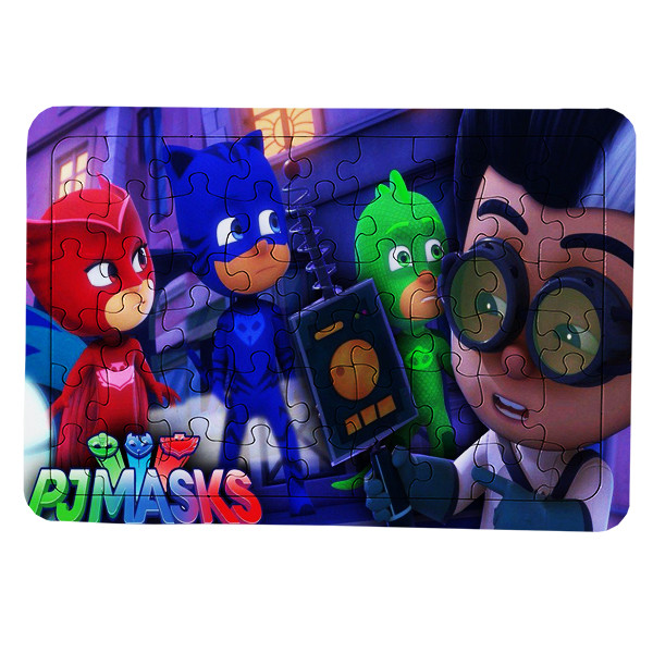 پازل 54 تکه طرح انیمیشن شب نقاب کد Lz9