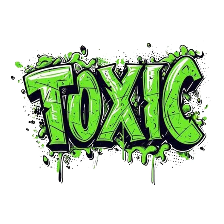 استیکر پارچه و لباس پاد آفرین مدل کلمه انگلیسی کد 4466