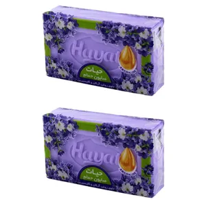 صابون شستشو حیات مدل  Lanvender  وزن 125 گرم بسته 2 عددی