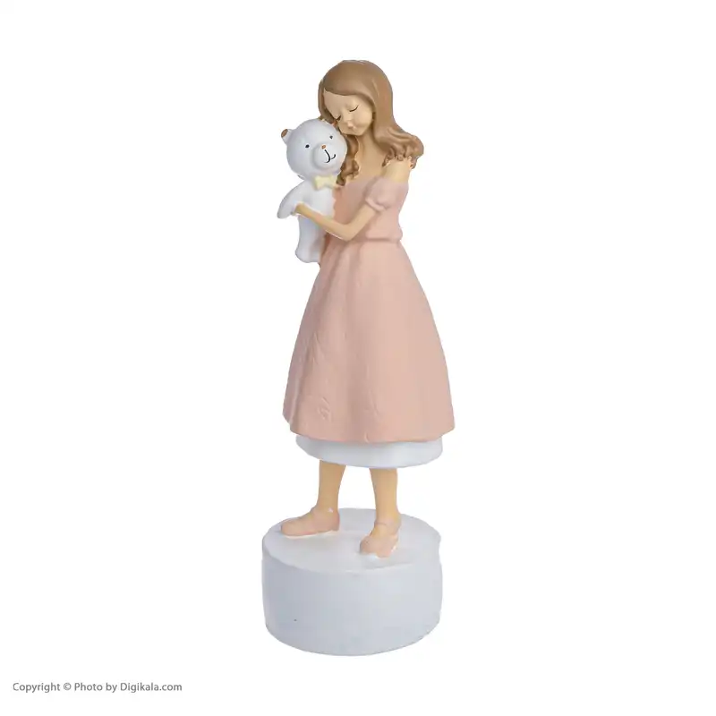 مجسمه طرح دختر خرس بغل