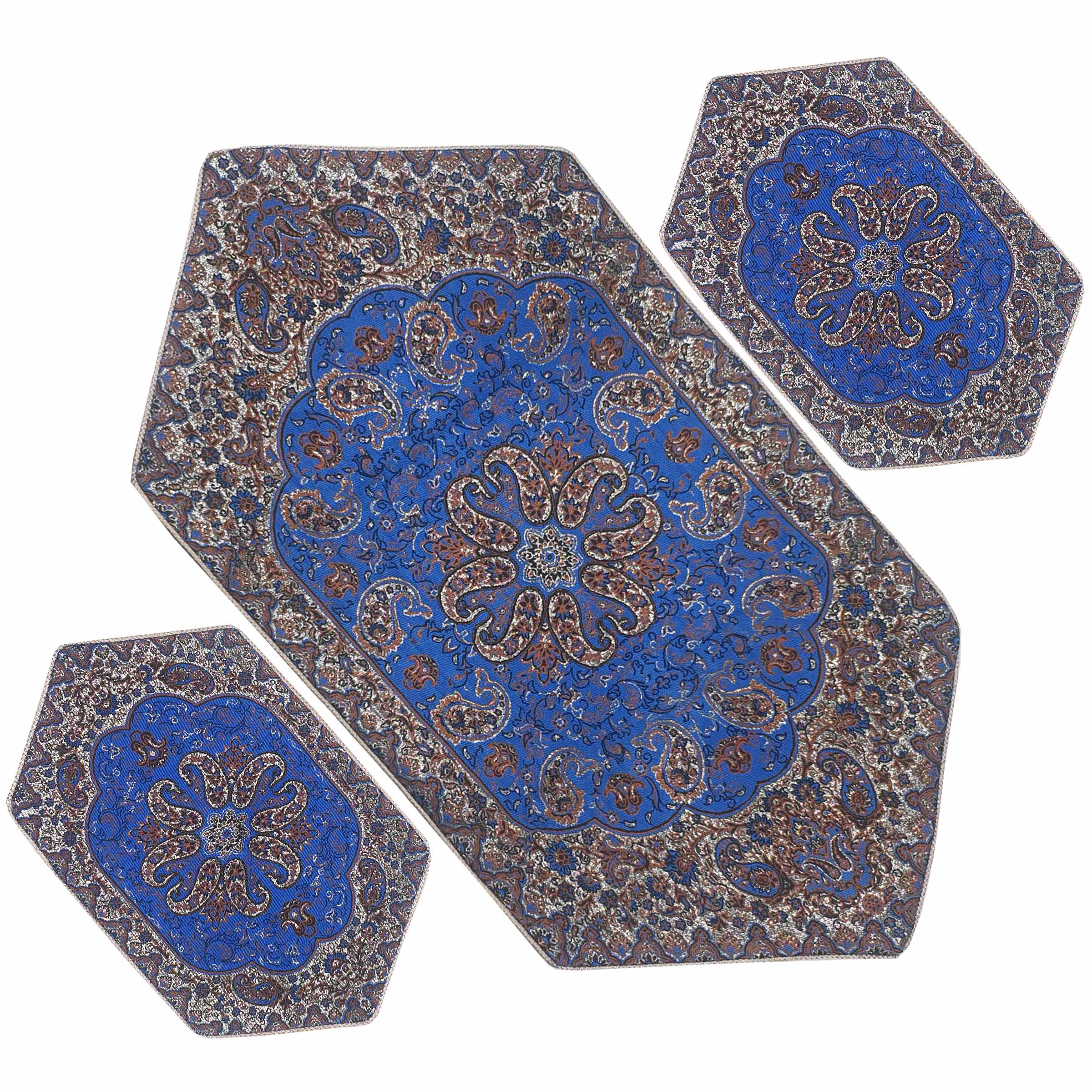 ست سه تکه رومیزی مدل نسترن کد BUC3-3