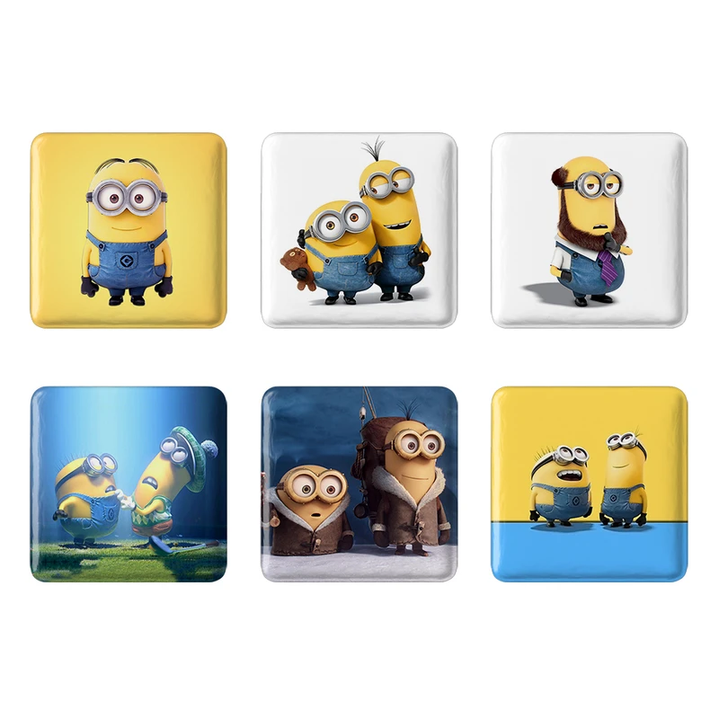 مگنت خندالو طرح مینیون ها Minions کد 645A مجموعه 6 عددی