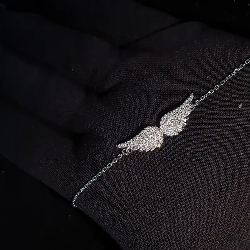 دستبند نقره زنانه جی تی ای مدل بال فرشته