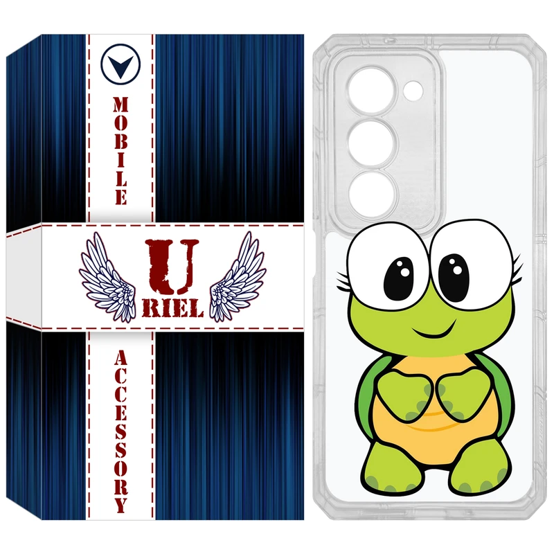 کاور یوریل مدل Clear کد 59 طرح لاکپشت مناسب برای گوشی موبایل شیائومی Redmi 15 4G