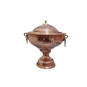 شکلات خوری مسی مدل پایه دار کد A