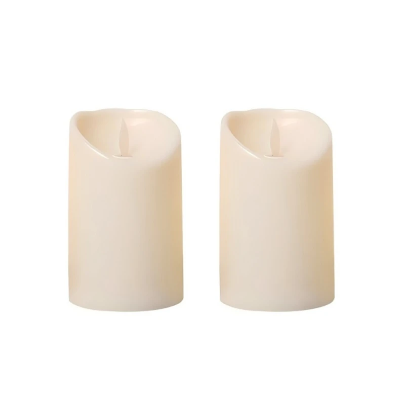 شمع ال ای دی مدل شعله متحرک کد 12 مجموعه 2 عددی