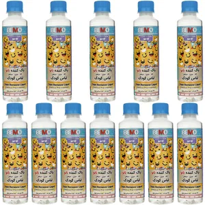 مایع پاک کننده لباس کودک بمو مدل FAN4 حجم 250 میلی لیتر بسته 12 عددی