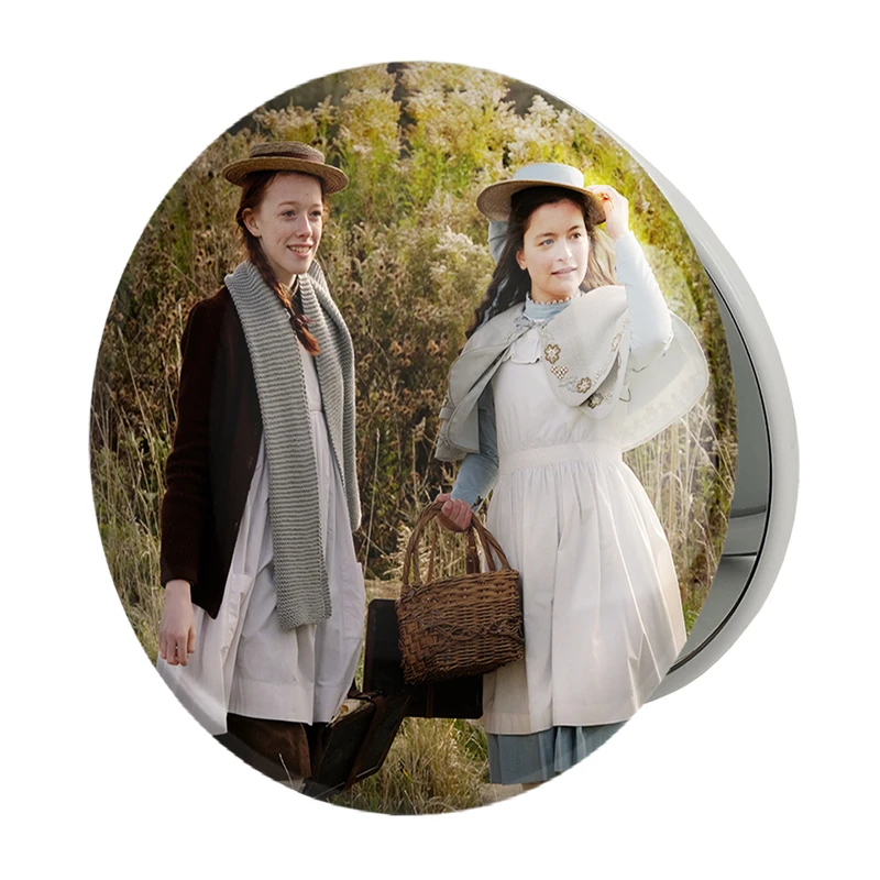 آینه جیبی خندالو طرح دیانا و آنه سریال آنشرلی مدل تاشو کد 28981