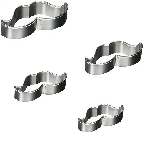 قالب شیرینی به گز مدل سبیل مجموعه 4 عددی