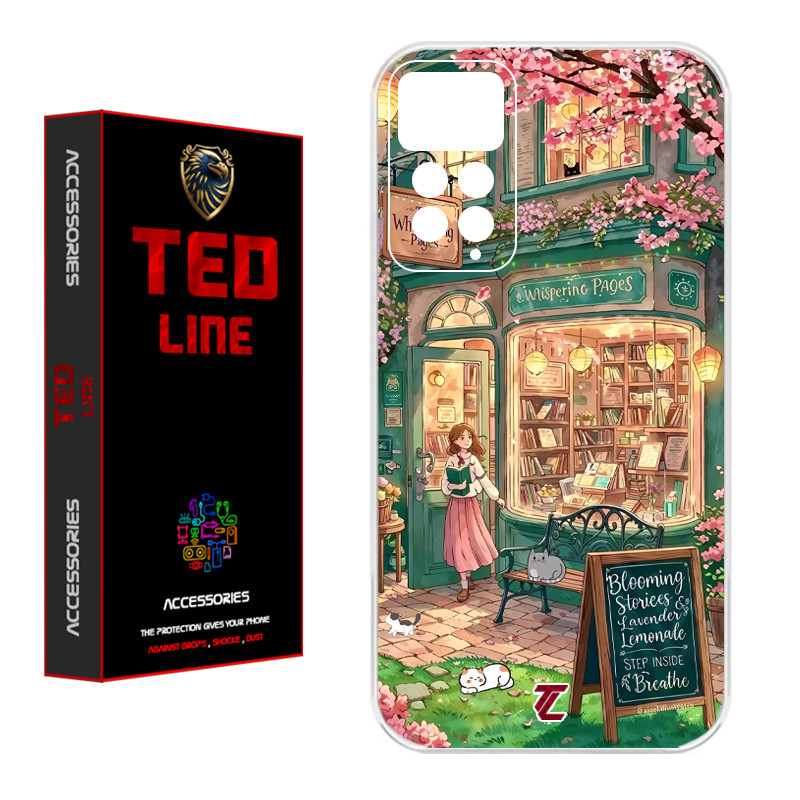 کاور تدلاین طرح دختر کد 1225 مناسب برای گوشی موبایل شیائومی Redmi Note 11 Pro 4G / Note 12 Pro 4G