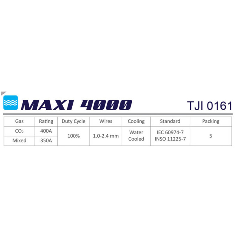 انبر تورچ جوشکاری CO2 توان جم مدل MAXI 4000