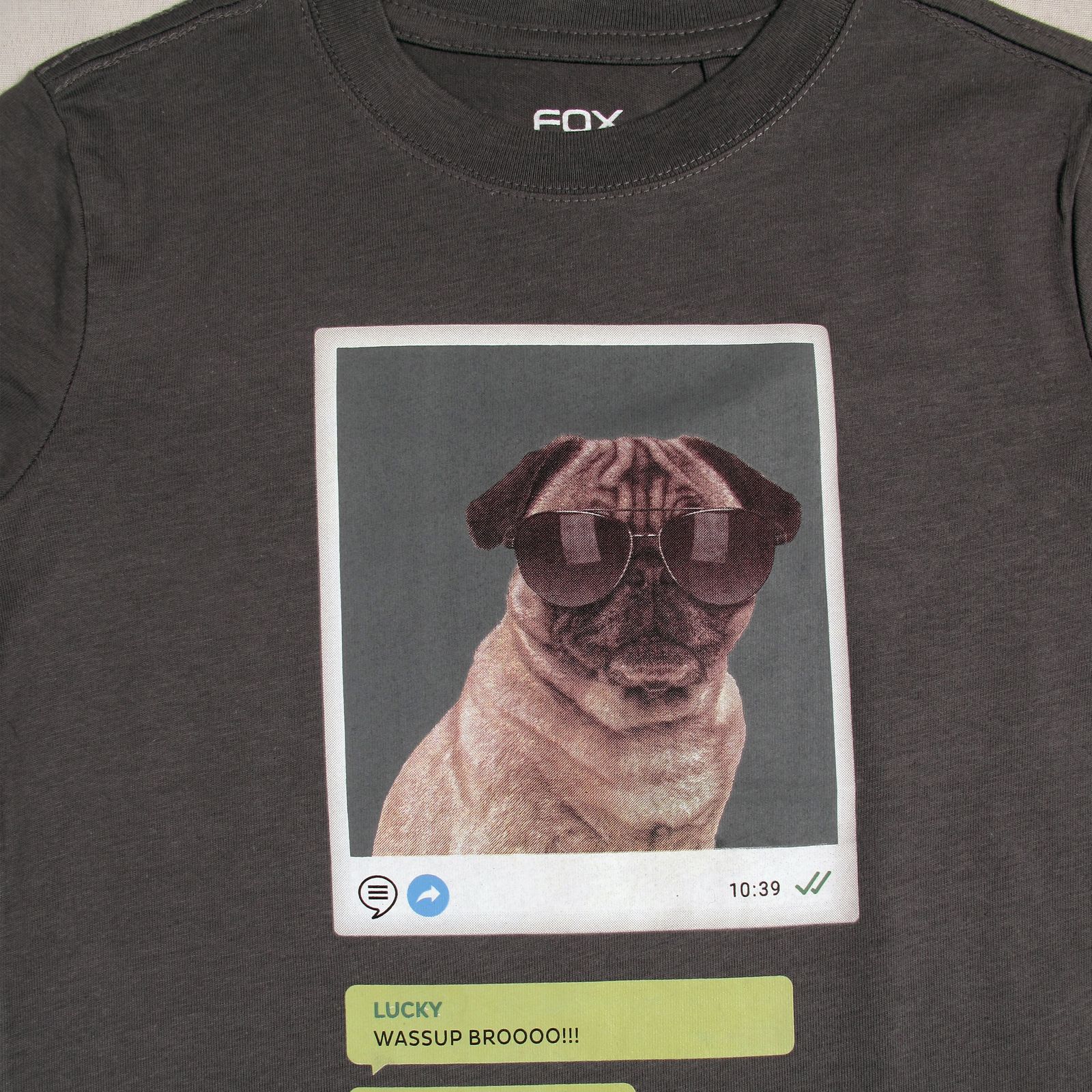 تی شرت آستین بلند پسرانه فاکس مدل PK-Dog01 -  - 2