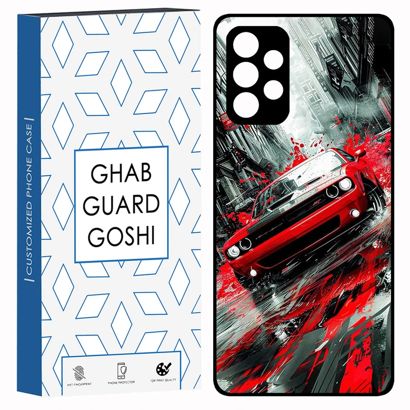 کاور قاب گارد گوشی طرح ماشین کد TPU-091 مناسب برای گوشی موبایل سامسونگ Galaxy A53