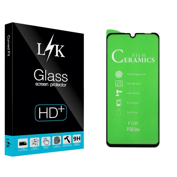 محافظ صفحه نمایش ال کی مدل Hard glass مناسب برای گوشی موبایل هوآوی P30Lite
