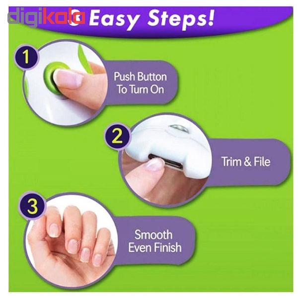 ناخن گیر برقی مدل ROTO CLIPPER