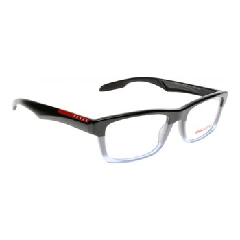 فریم عینک طبی مستطیلی مردانه پرادا مدل 0PS-07CV-JAU1O1 مناسب برای صورت بیضی، قلب، گرد و مثلث
