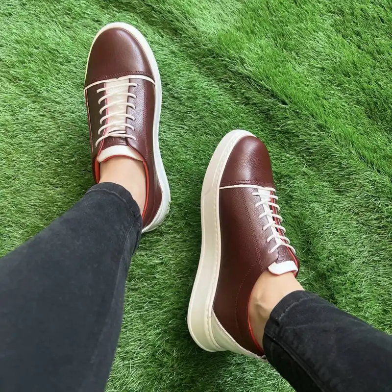 کفش روزمره زنانه مدل شمس 2022-new.z رنگ زرشکی