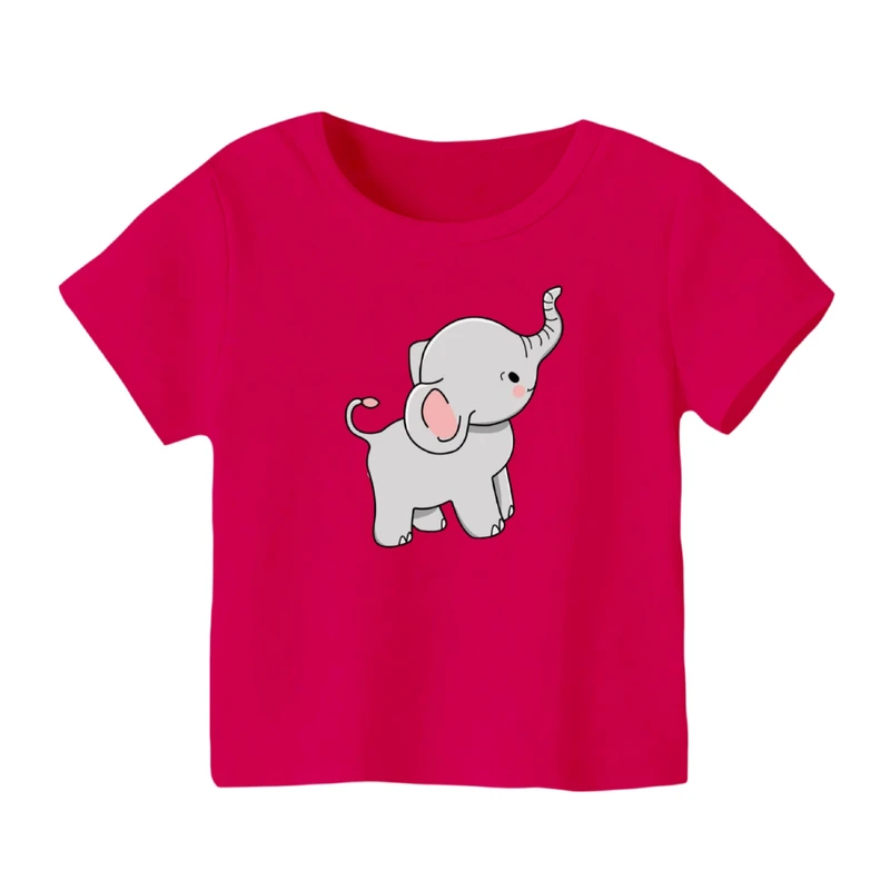 تی شرت آستین کوتاه بچگانه مدل فیل کد ۲۱