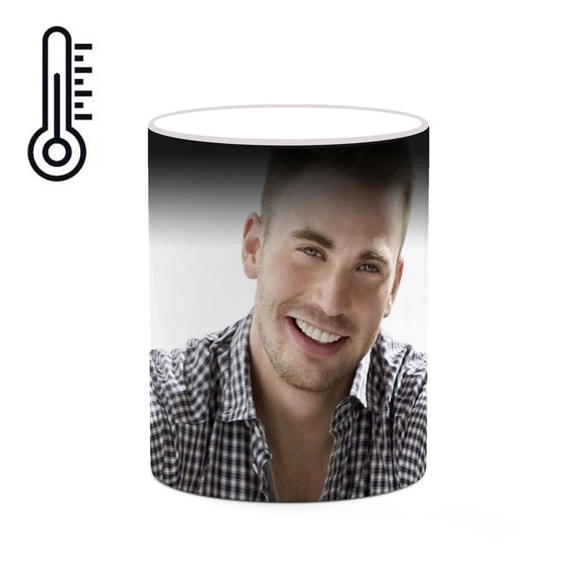 ماگ حرارتی کاکتی طرح کریس اوانز Chris Evans مدل mgh25547