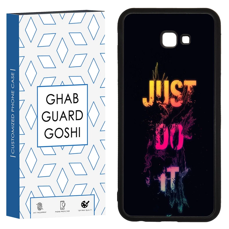 کاور قاب گارد گوشی طرح just do it کد TPU-106 مناسب برای گوشی موبایل سامسونگ Galaxy J4 plus / J4 core