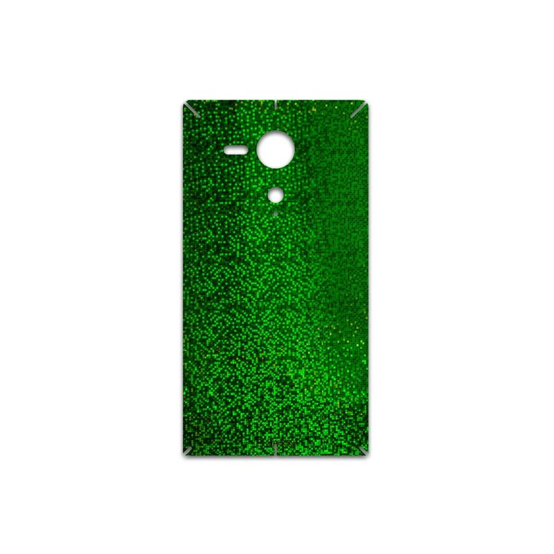برچسب پوششی ماهوت مدل Green-Holographic مناسب برای گوشی موبایل سونی Xperia SP