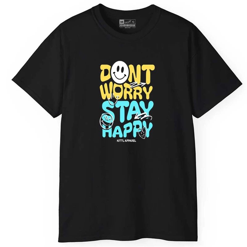 تی شرت آستین کوتاه مردانه پاد آفرین مدل اسپرت متن دار کد 01040