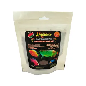 غذا رنگ ماهی مالاوی مدل گرانولی کد 3003 وزن 100 گرم