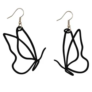 گوشواره دخترانه مدل پروانه کد 008