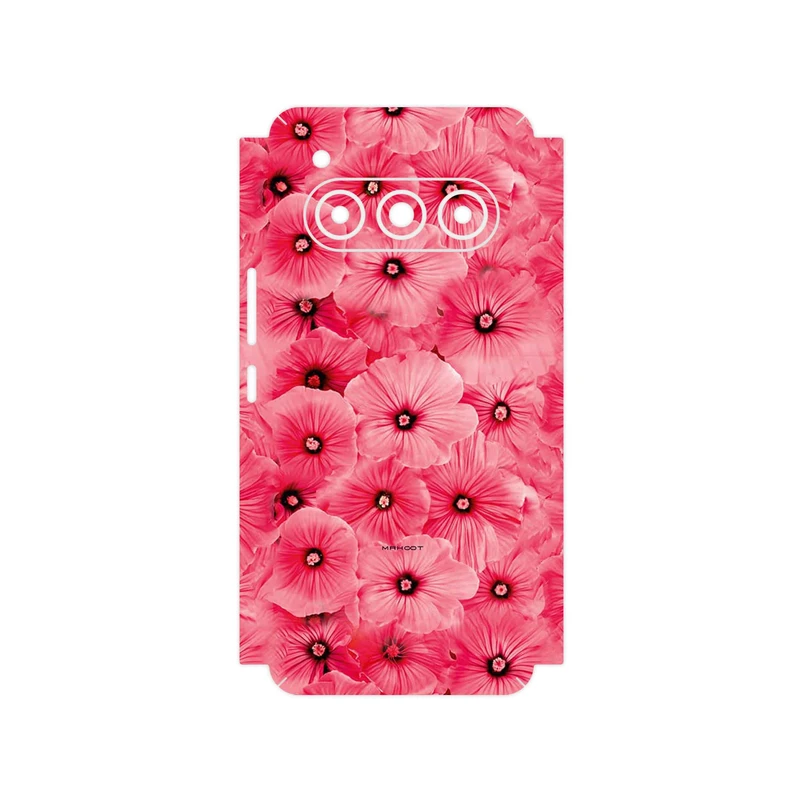 برچسب پوششی ماهوت مدل Pink_Flower مناسب برای گوشی موبایل داریا Bond II Lite 5G