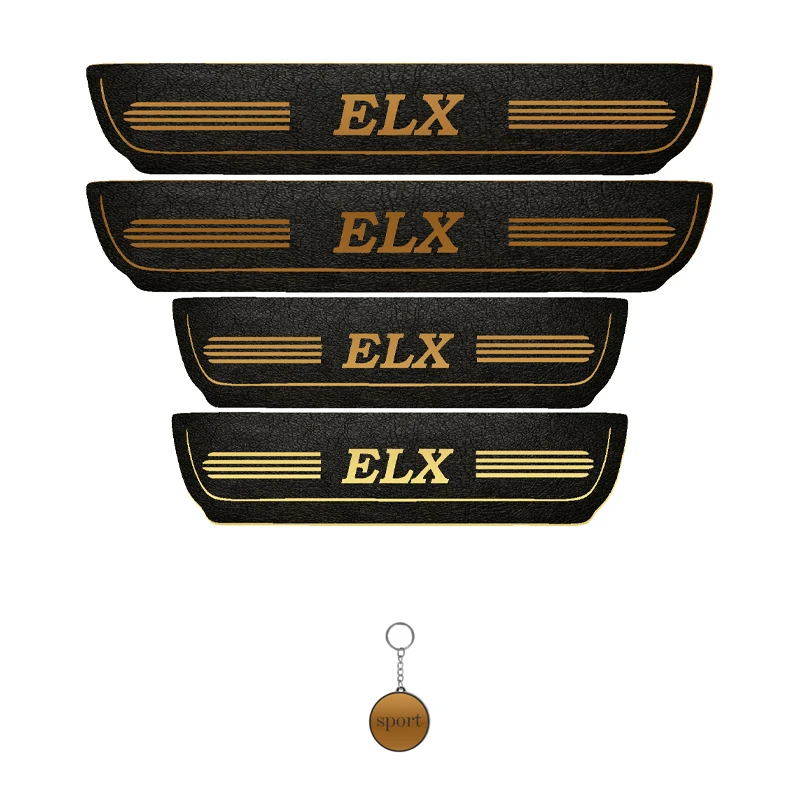 برچسب پارکابی خودرو لندمون کد LMm0074 MT مناسب برای پژو ELX مجموعه 4 عددی به همراه جا کلیدی