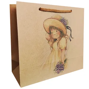 پاکت هدیه مدل دختر مزرعه مجموعه 5 عددی