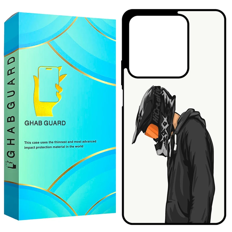 کاور قاب گارد طرح موتور سوار مدل GCHPN134 مناسب برای گوشی موبایل شیائومی Redmi Note 13 4G