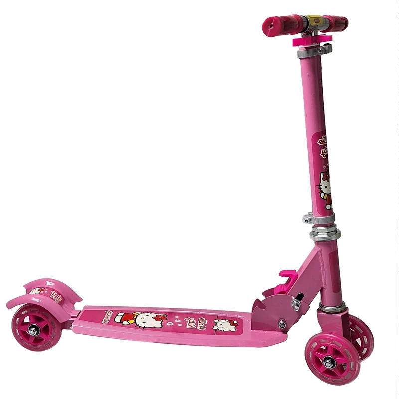 عکس شماره 6 : اسکوتر کودک رجال مدل چهار چرخ تاشو کد 120 ظرفیت وزنی 85 کیلوگرم