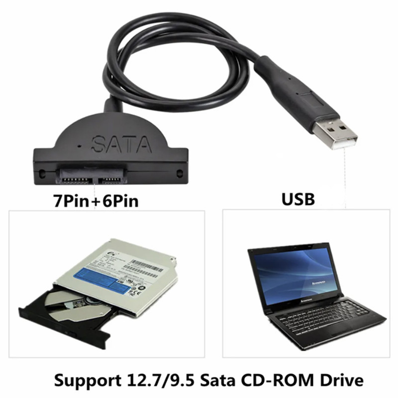 قیمت و خرید کابل تبدیل microSATA به USB دنت مدل MS2U_2 طول 0.3 متر