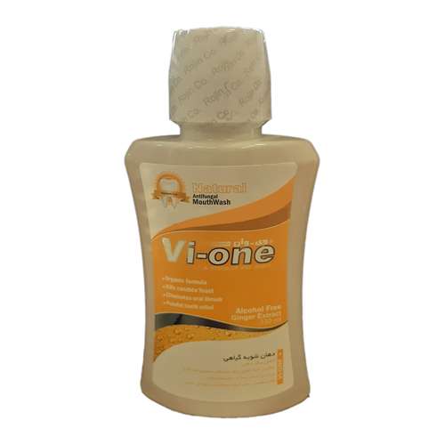 دهان شویه گیاهی وی وان مدل Natural حجم 330 میلی لیتر