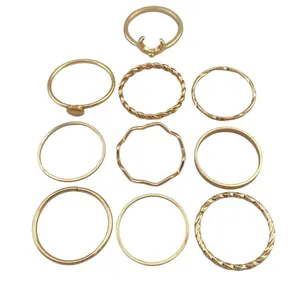 انگشتر زنانه مدل R4178 مجموعه 10 عددی