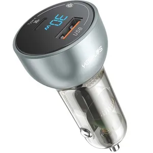 شارژر فندکی 30 وات 2 پورت یس پلاس مدل SUPER FAST PD