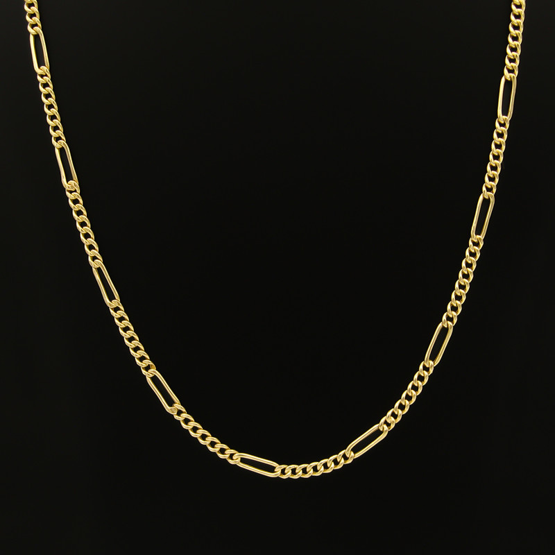 زنجیر طلا 18 عیار زنانه کاپانی مدل فیگارو کد KZ002