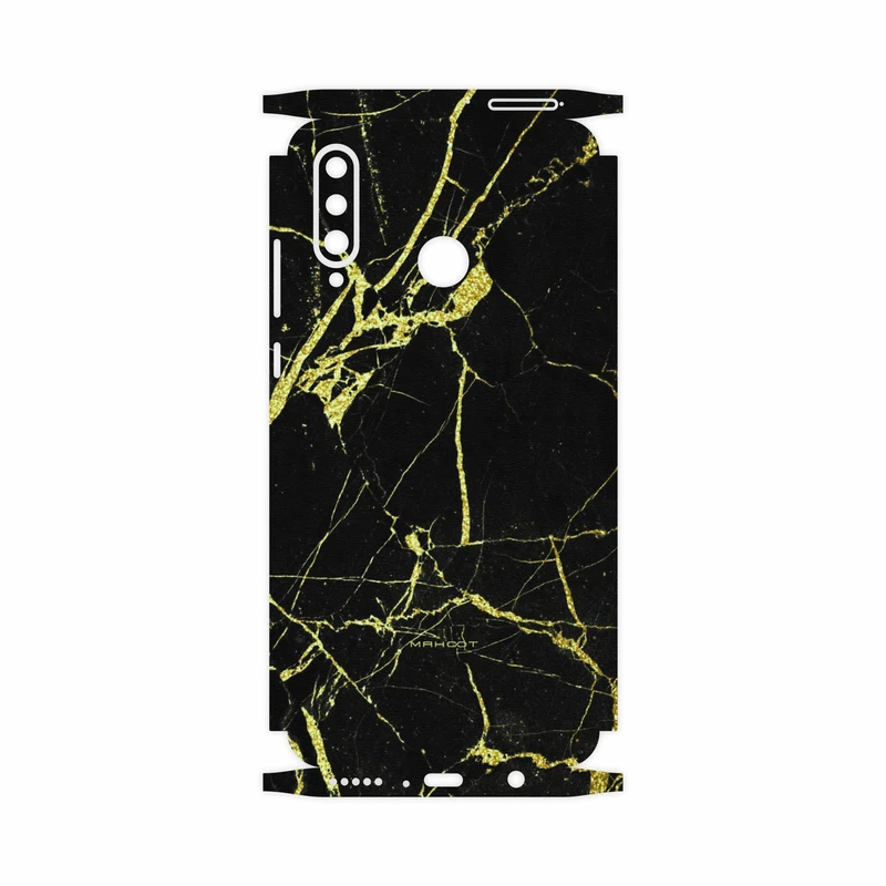 برچسب پوششی ماهوت مدل Graphite-Gold-Marble-FullSkin مناسب برای گوشی موبایل هوآوی P30 Lite (48 MP Camera)