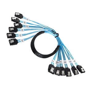 کابل تبدیل 6 به 6 SATA اسمارطور مدل SM265 طول 0.5 متر