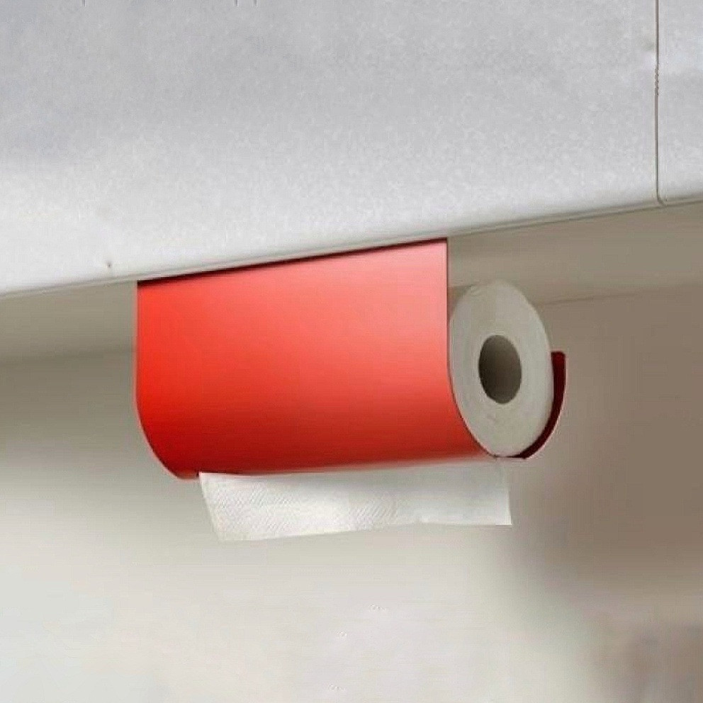 پایه رول دستمال کاغذی مدل لبه کابینتی