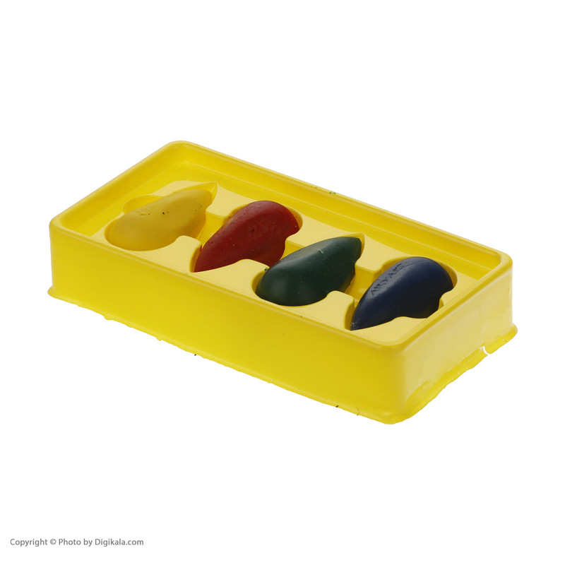 مداد شمعی 4 رنگ آریا مدل 2050