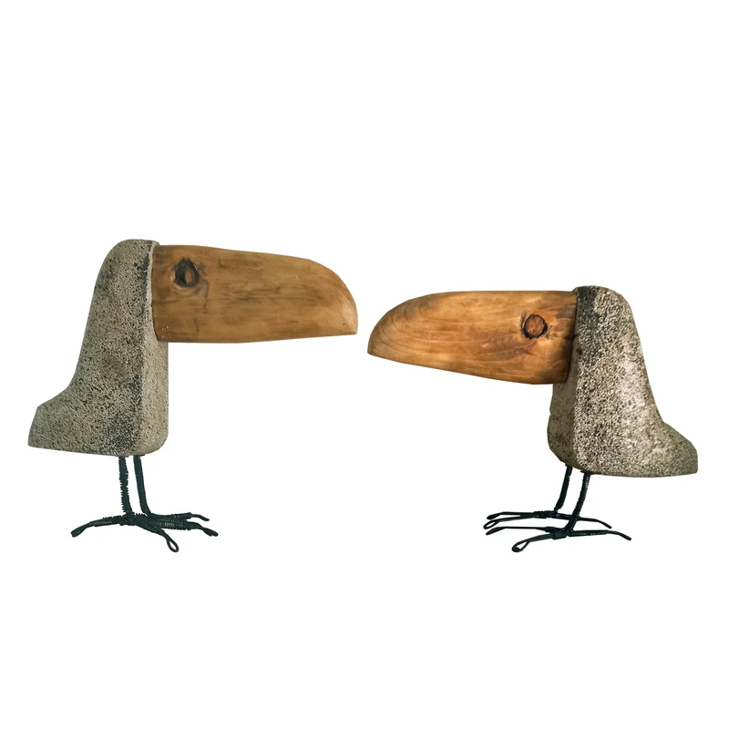 مجسمه طرح پرنده مدل P.G.061 مجموعه دو عددی