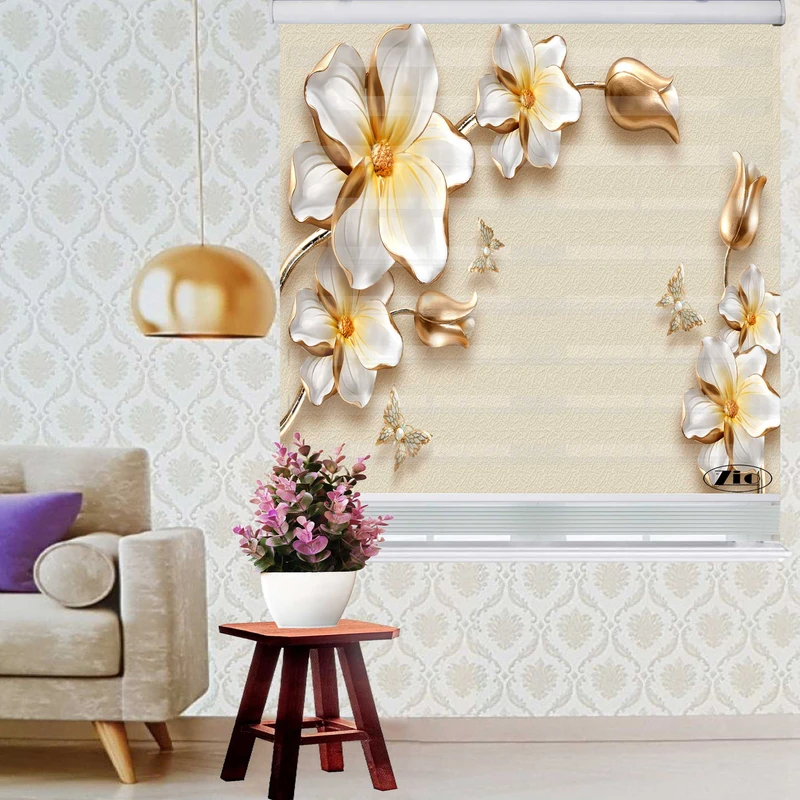 پرده زبرا زیو کد 3D1106 سایز 150x200 سانتی متر