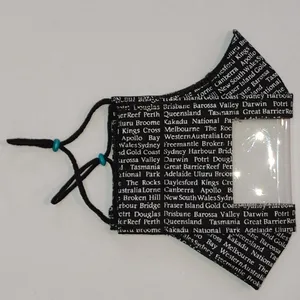 ماسک پارچه ای طرح روزنامه ای